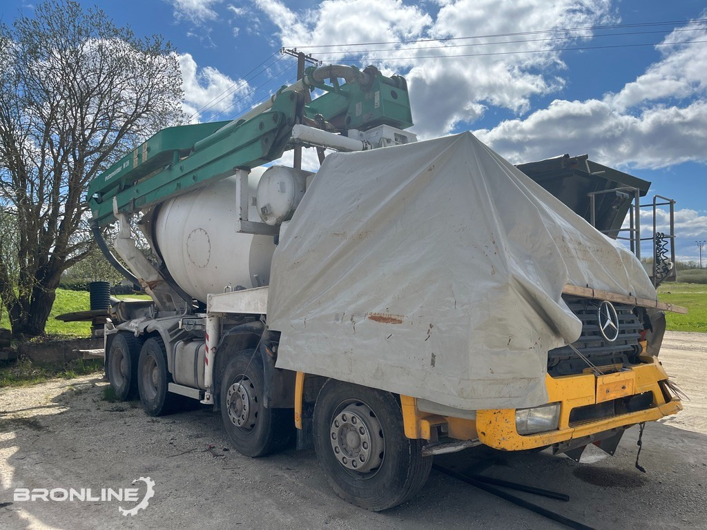 2003 MERCEDES-BENZ ACTROS 3240B 8X4/4 Mixer - شاحنة خلاطة خرسانة: صور 1 2003 MERCEDES-BENZ ACTROS 3240B 8X4/4 Mixer - شاحنة خلاطة خرسانة: صور 1