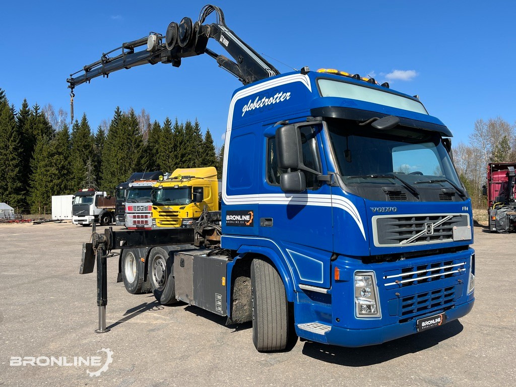 2008 VOLVO FM440 6x2+HIAB Crane+Platform trailer - شاحنة جرار, نصف مقطورة مسطحة: صور 2 2008 VOLVO FM440 6x2+HIAB Crane+Platform trailer - شاحنة جرار, نصف مقطورة مسطحة: صور 2