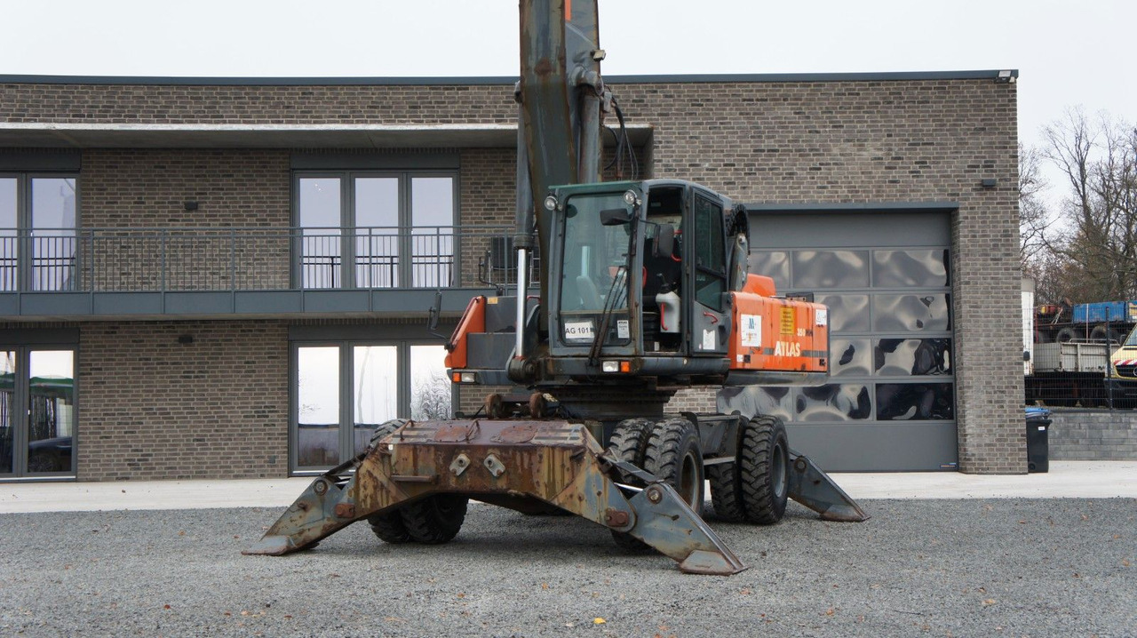 Atlas 350 MH Mobilbagger Umschlagbagger Pratzen - حفارة على عجلات: صور 2 Atlas 350 MH Mobilbagger Umschlagbagger Pratzen - حفارة على عجلات: صور 2