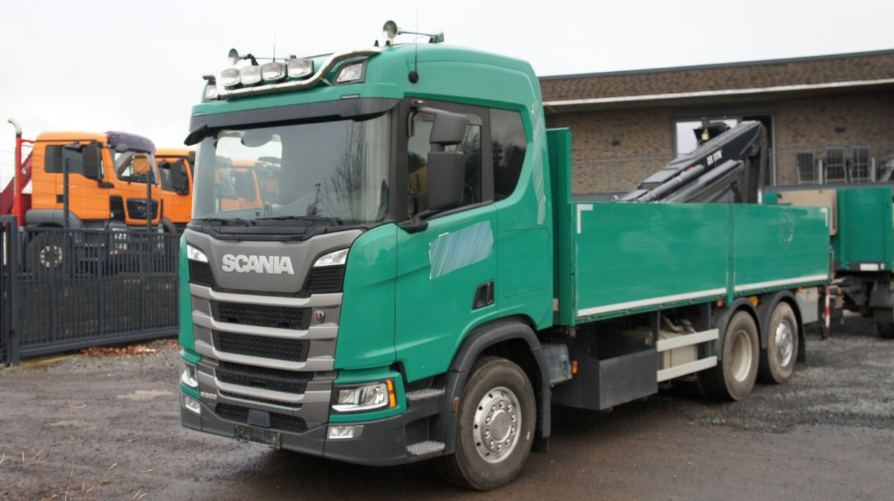 Scania R500 6x2 Baustoffzug Kran HIAB 177 K-2 Pro - شاحنات مسطحة, شاحنة كرين: صور 2 Scania R500 6x2 Baustoffzug Kran HIAB 177 K-2 Pro - شاحنات مسطحة, شاحنة كرين: صور 2