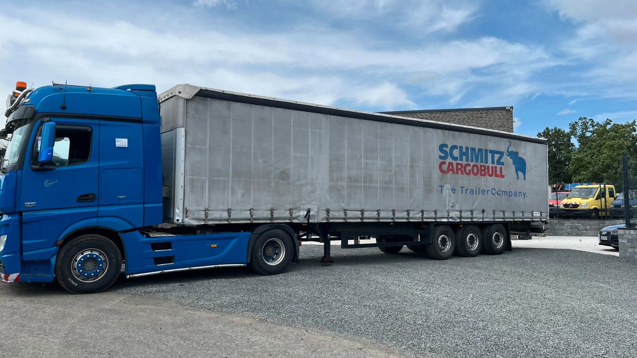 Schmitz Cargobull S01 Pritsche Plane Edscha Liftachse - الخيمة نصف مقطورة: صور 1 Schmitz Cargobull S01 Pritsche Plane Edscha Liftachse - الخيمة نصف مقطورة: صور 1