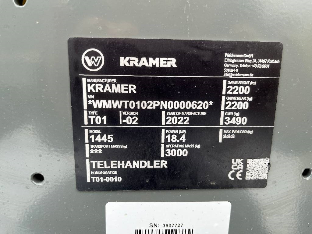 Kramer 1445 - جرافة ذات عجلات تلسكوبية: صور 2 Kramer 1445 - جرافة ذات عجلات تلسكوبية: صور 2