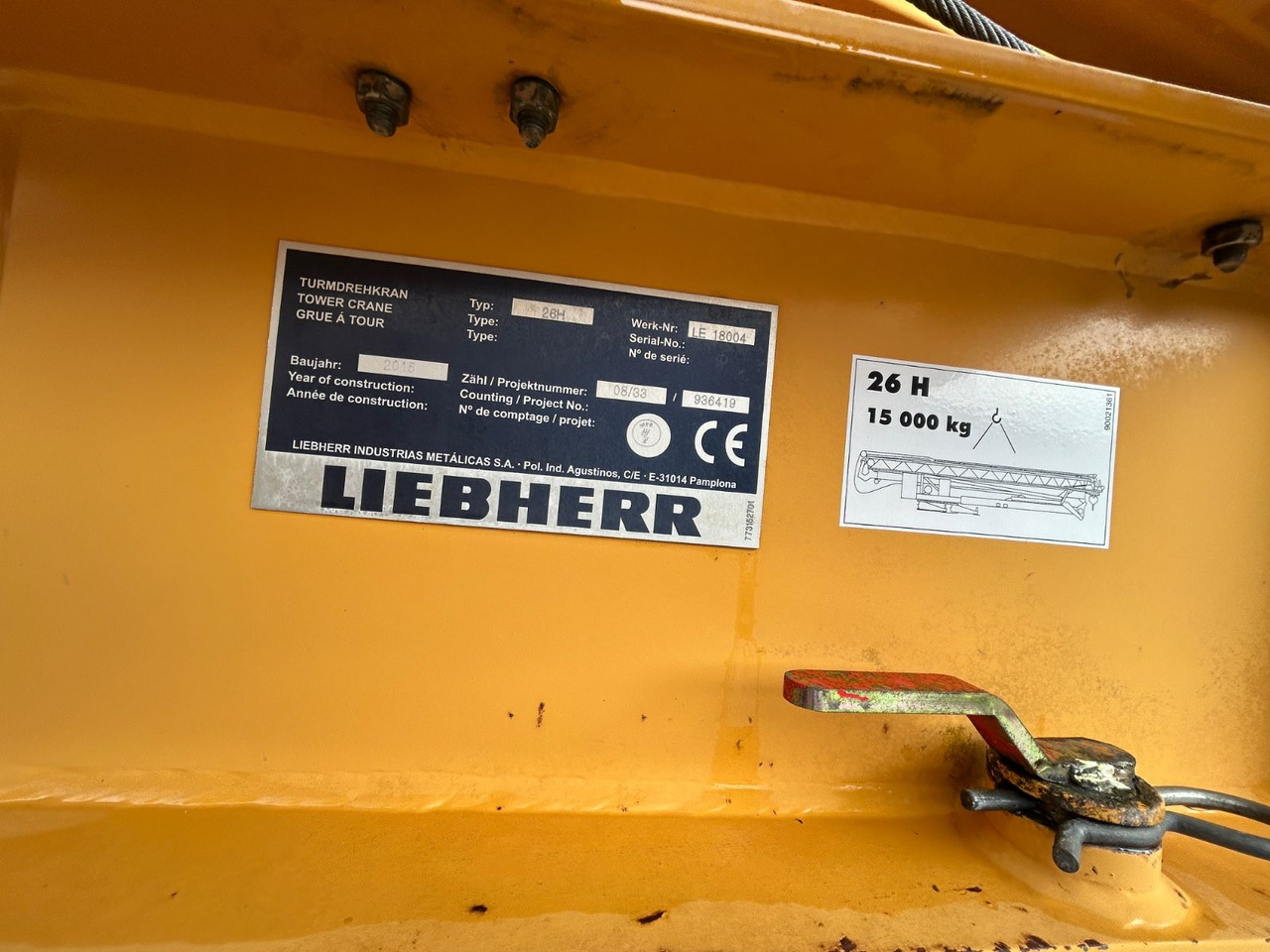 Liebherr Schnellbaukran 26 H Bj.: 2015 - رافعة برجية: صور 5 Liebherr Schnellbaukran 26 H Bj.: 2015 - رافعة برجية: صور 5