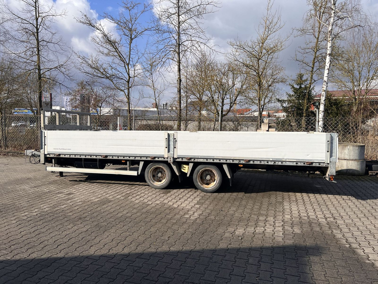 Humbaur 14,4 t Tandem- Pritschenanhänger- Tieflader - عربة مسطحة منخفضة مقطورة: صور 4 Humbaur 14,4 t Tandem- Pritschenanhänger- Tieflader - عربة مسطحة منخفضة مقطورة: صور 4