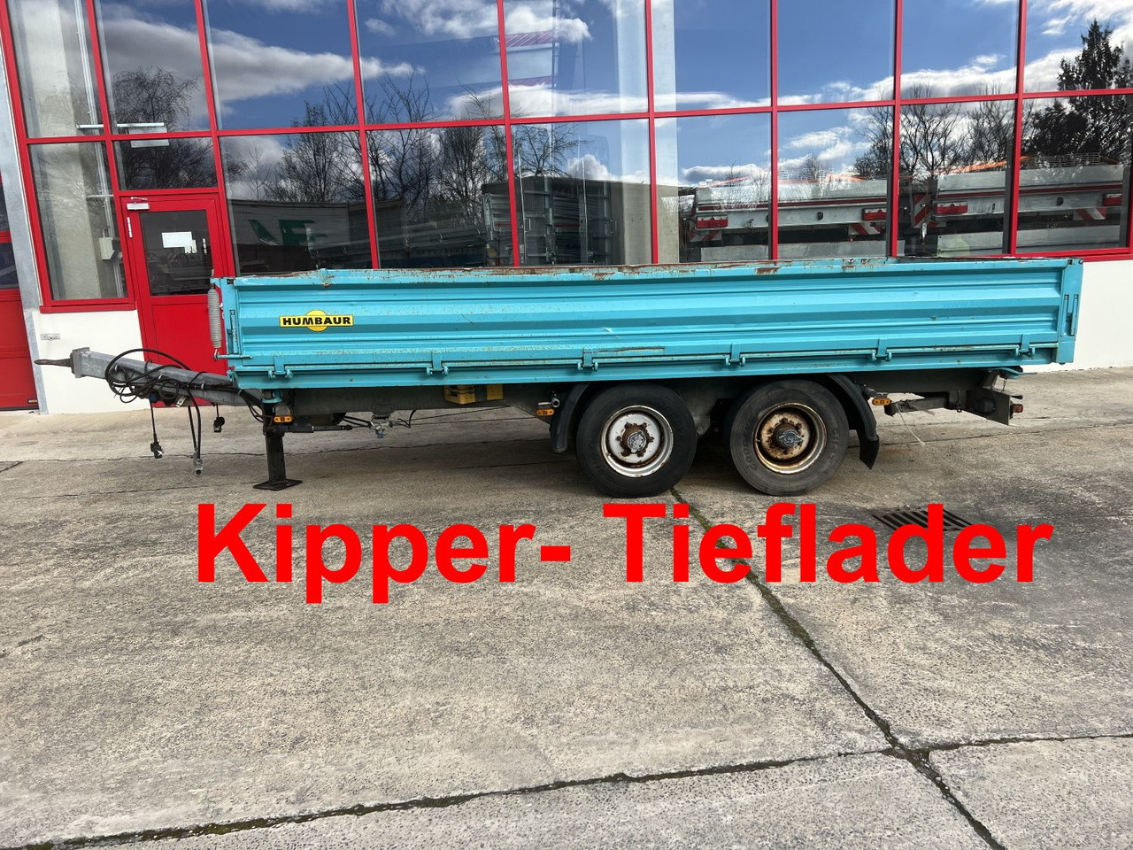 Humbaur HTK 10 50 24 Tandem Kipper- Tieflader - قلابة مقطورة: صور 1 Humbaur HTK 10 50 24 Tandem Kipper- Tieflader - قلابة مقطورة: صور 1