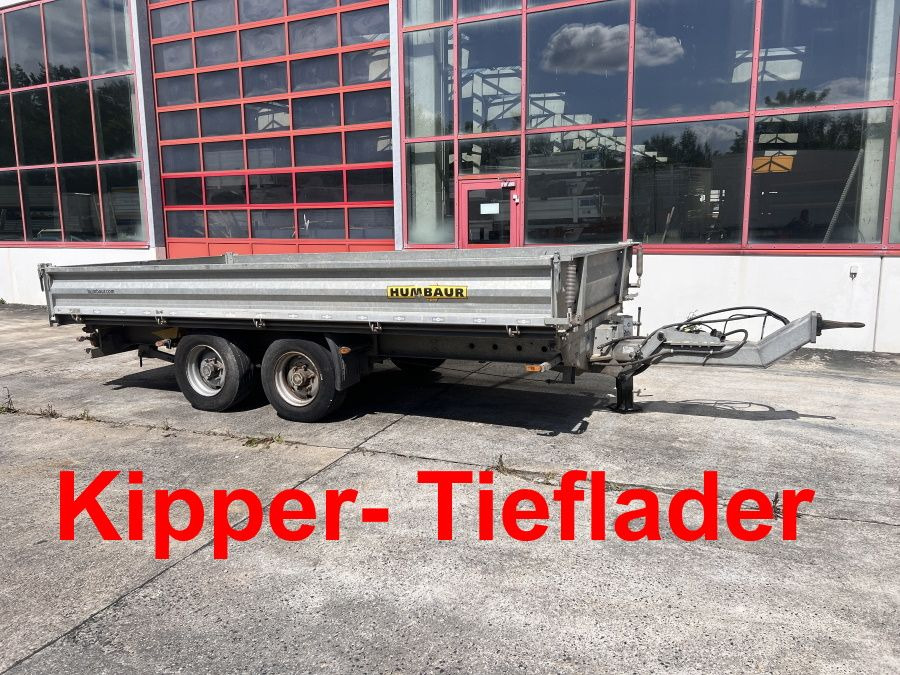 Humbaur htk105024 Tandemkipper- Tieflader - قلابة مقطورة: صور 1 Humbaur htk105024 Tandemkipper- Tieflader - قلابة مقطورة: صور 1