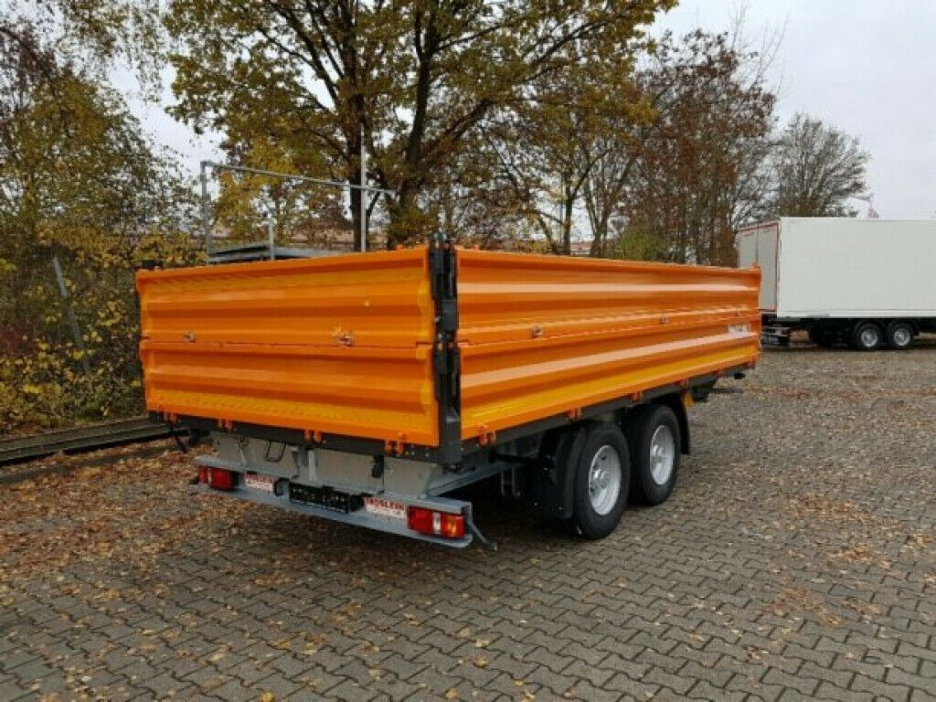 Möslein 13 t Tandem Kipper Tiefladermit Bordwand- Aufsa - قلابة مقطورة: صور 4 Möslein 13 t Tandem Kipper Tiefladermit Bordwand- Aufsa - قلابة مقطورة: صور 4
