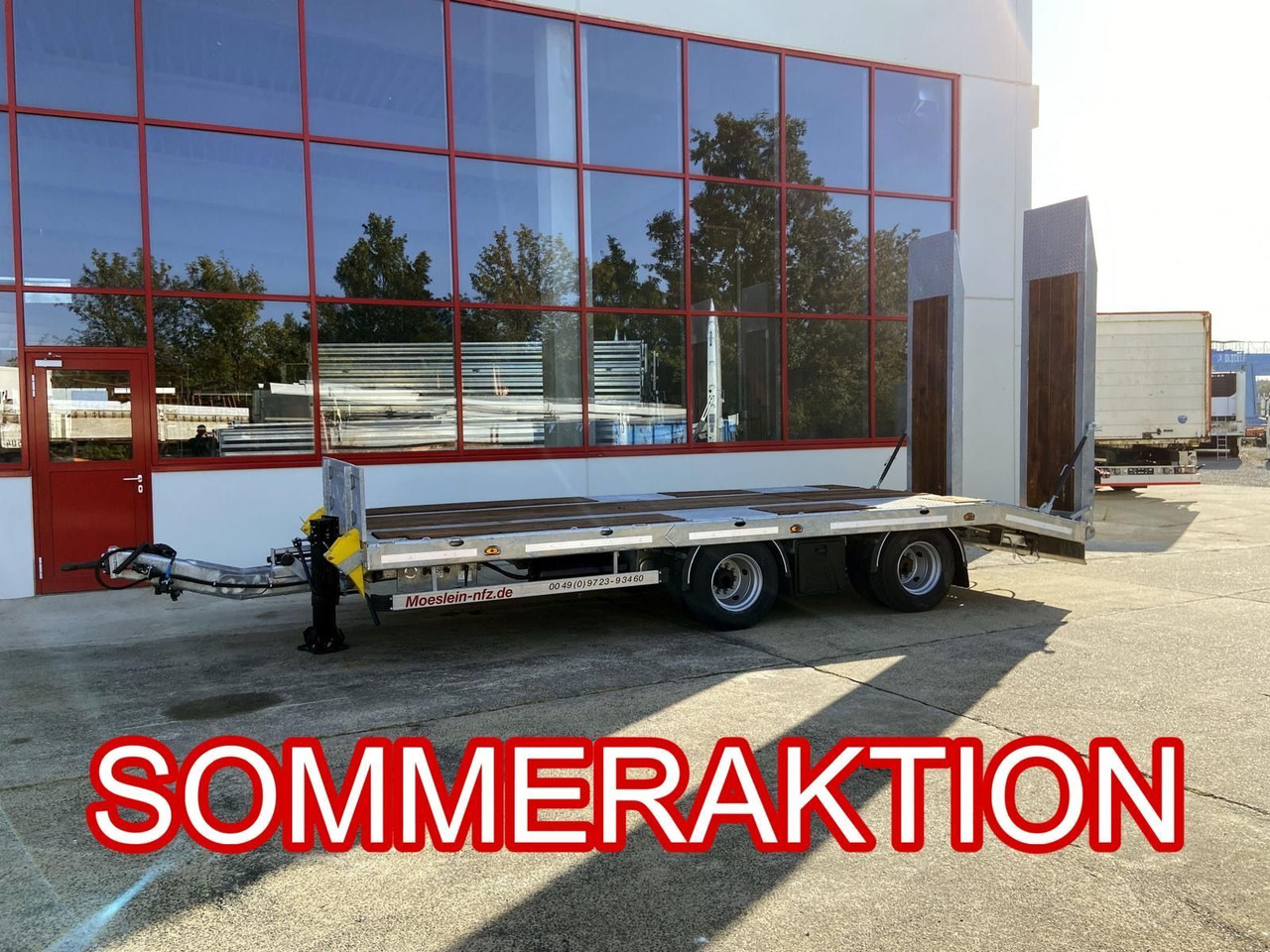 Möslein 21 t Tandemtieflader, Luftgefedert, NEU - عربة مسطحة منخفضة مقطورة: صور 1 Möslein 21 t Tandemtieflader, Luftgefedert, NEU - عربة مسطحة منخفضة مقطورة: صور 1