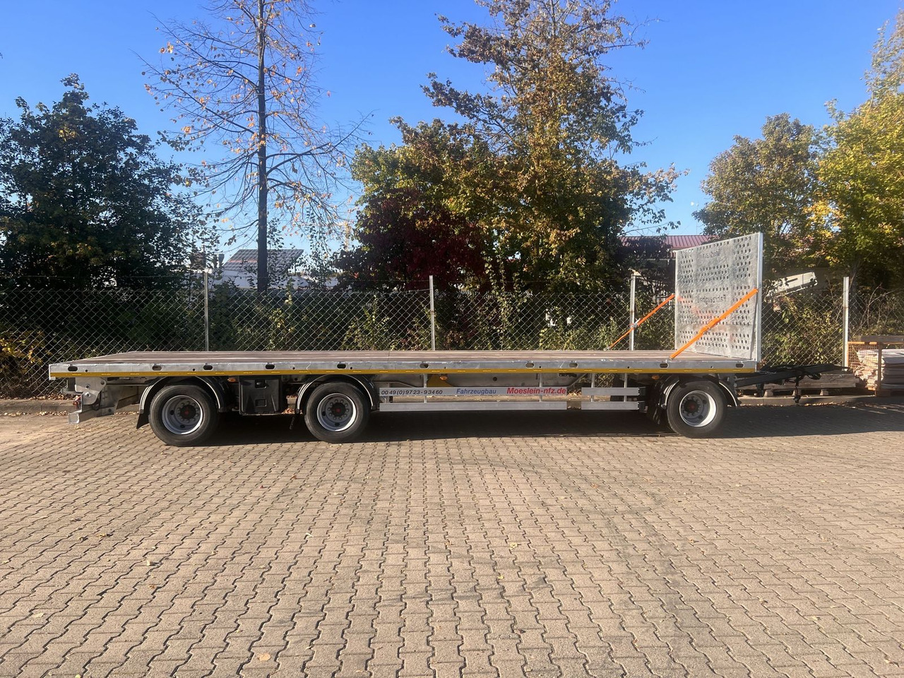 Möslein 3 Achs Jumbo- Plato- Anhänger, 10,5 m Ladefläch - مقطورات مسطحة: صور 1 Möslein 3 Achs Jumbo- Plato- Anhänger, 10,5 m Ladefläch - مقطورات مسطحة: صور 1