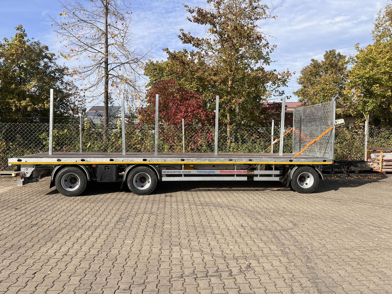 Möslein 3 Achs Jumbo- Plato- Anhänger 10 m, Mega - مقطورات مسطحة: صور 1 Möslein 3 Achs Jumbo- Plato- Anhänger 10 m, Mega - مقطورات مسطحة: صور 1