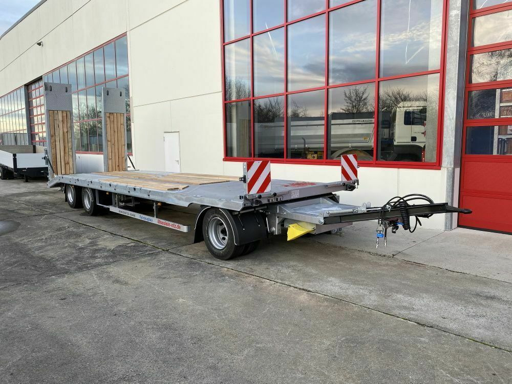 Möslein 3 Achs Tieflader mit gerader Ladefläche 8,10 m, - عربة مسطحة منخفضة مقطورة: صور 2 Möslein 3 Achs Tieflader mit gerader Ladefläche 8,10 m, - عربة مسطحة منخفضة مقطورة: صور 2