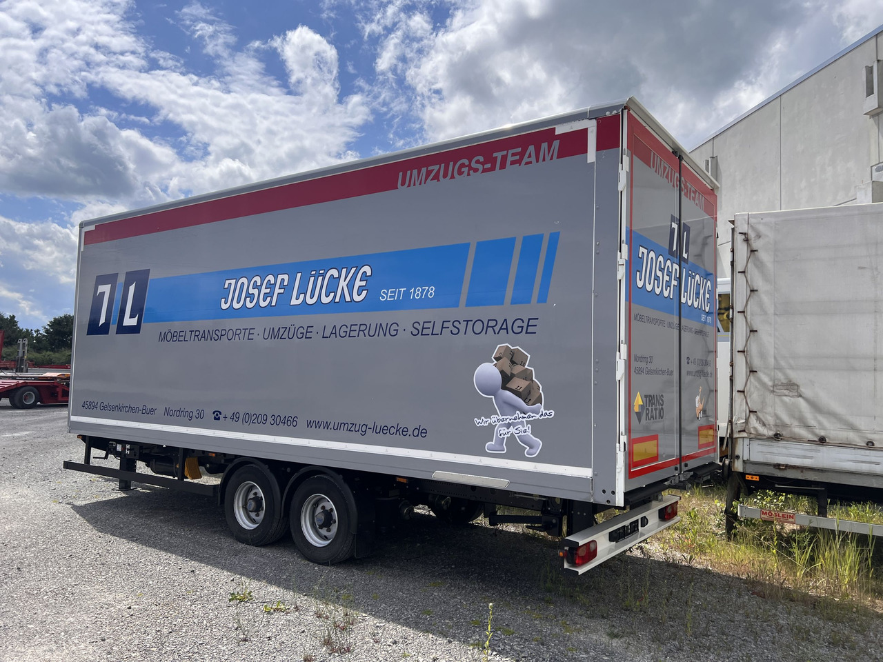 Möslein TKO 105 Schwebheim Tandem- Möbel Koffer- Anhänger - بصندوق مغلق مقطورة: صور 2 Möslein TKO 105 Schwebheim Tandem- Möbel Koffer- Anhänger - بصندوق مغلق مقطورة: صور 2