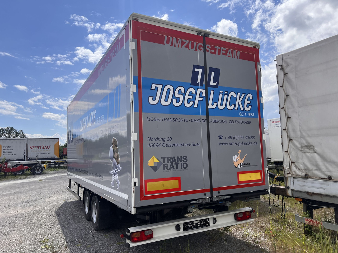 Möslein TKO 105 Schwebheim Tandem- Möbel Koffer- Anhänger - بصندوق مغلق مقطورة: صور 5 Möslein TKO 105 Schwebheim Tandem- Möbel Koffer- Anhänger - بصندوق مغلق مقطورة: صور 5