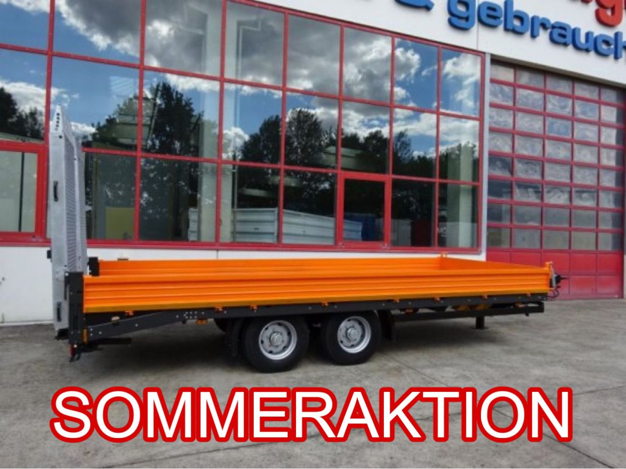 Möslein TTT 13- 6,28 Orange Neuer Tandemtieflader 13 t GG - عربة مسطحة منخفضة مقطورة: صور 1 Möslein TTT 13- 6,28 Orange Neuer Tandemtieflader 13 t GG - عربة مسطحة منخفضة مقطورة: صور 1
