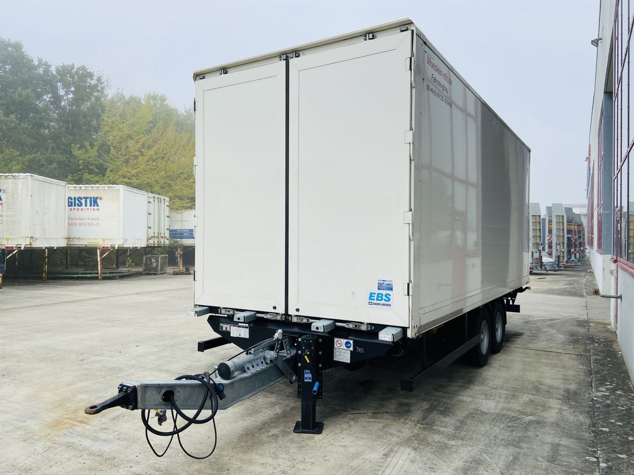 بصندوق مغلق مقطورة Möslein  Tandem Koffer, Ladebordwand 1,5 t + Durchladbar: صور 6