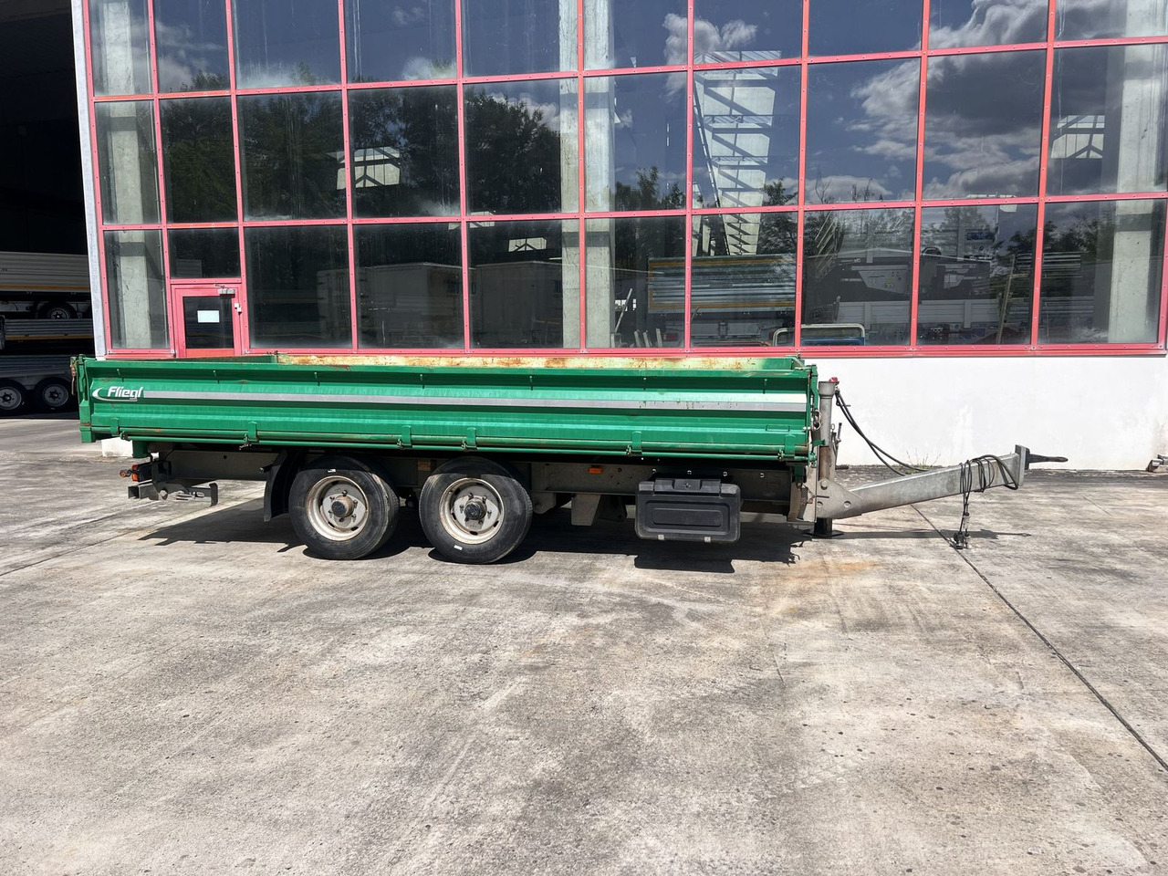 Tandemkipper- Tieflader, wenig Benutzt - قلابة مقطورة: صور 1 Tandemkipper- Tieflader, wenig Benutzt - قلابة مقطورة: صور 1
