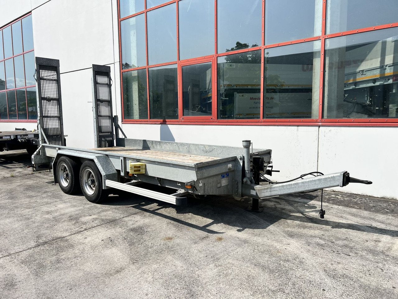 Tandemtieflader, Wenig Benutzt - عربة مسطحة منخفضة مقطورة: صور 2 Tandemtieflader, Wenig Benutzt - عربة مسطحة منخفضة مقطورة: صور 2