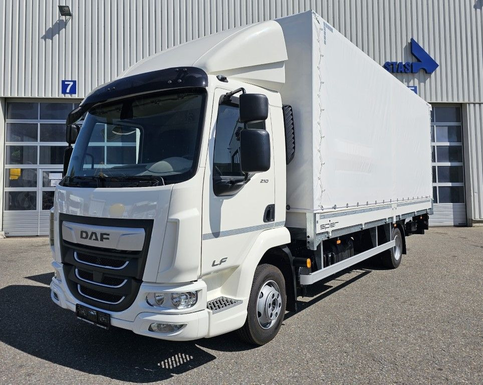 DAF LF 210 7,49t Spier Pritsche-Plane LBW Tageszulas DAF FA LF 210 08t Spier Pritsche mit LBW - شاحنة ستارة: صور 1 DAF LF 210 7,49t Spier Pritsche-Plane LBW Tageszulas DAF FA LF 210 08t Spier Pritsche mit LBW - شاحنة ستارة: صور 1