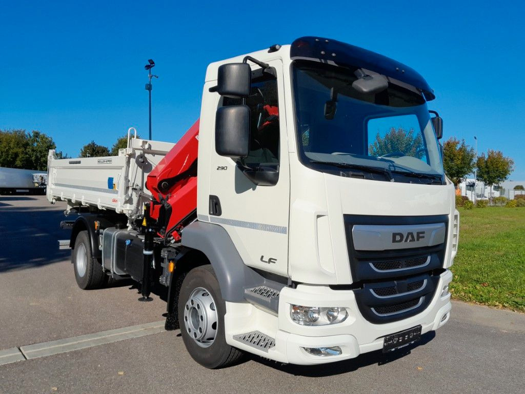 DAF LF 290 16t Meiller Krankipper Tageszulassung DAF LF 290 16t Meiller Krankipper Tageszulassung - قلابات, شاحنة كرين: صور 1 DAF LF 290 16t Meiller Krankipper Tageszulassung DAF LF 290 16t Meiller Krankipper Tageszulassung - قلابات, شاحنة كرين: صور 1