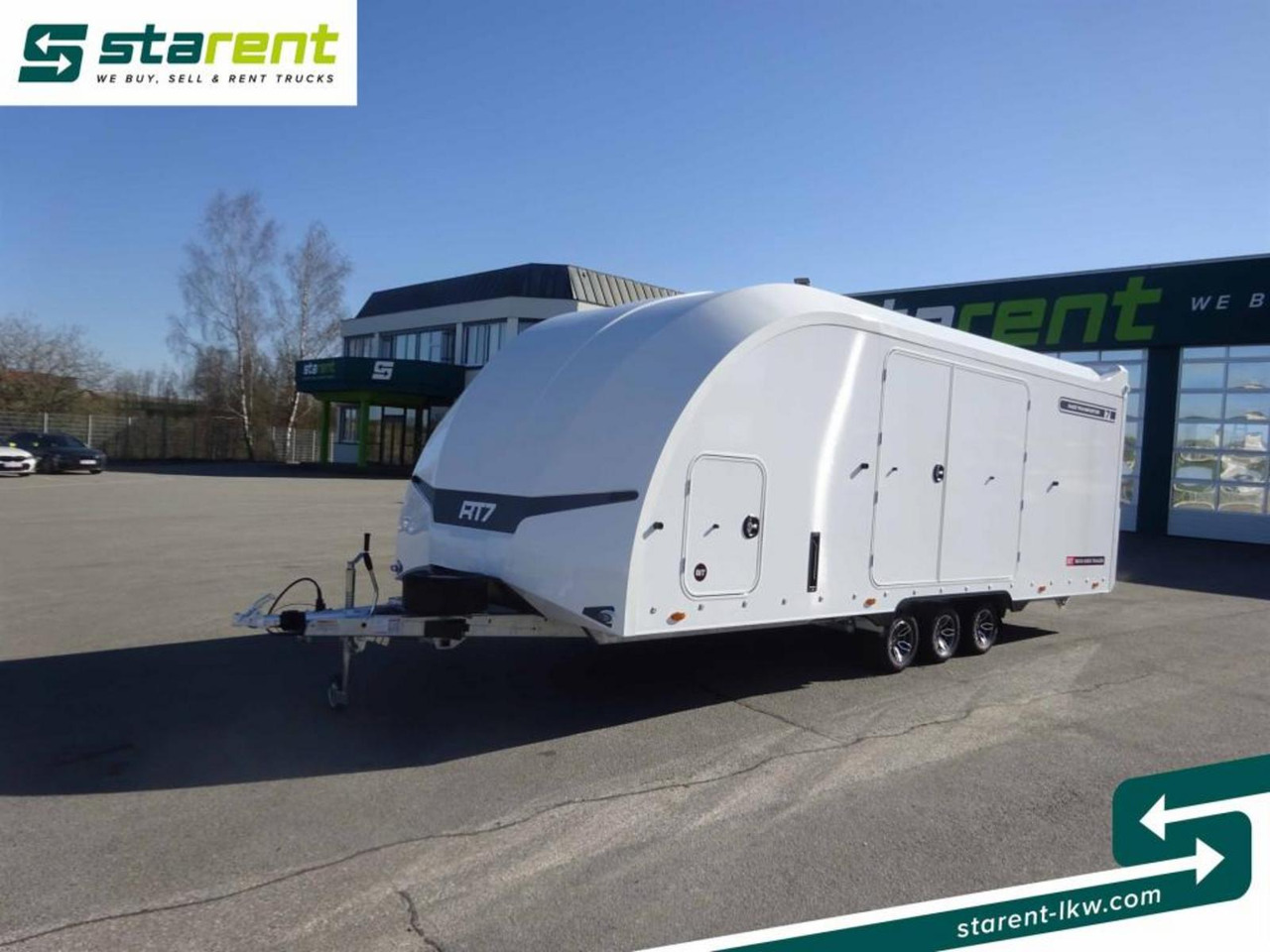 Brian James Trailers Race Transporter 7 Seilwinde elektrische Klappe - شاحنة نقل سيارات مقطورة: صور 1 Brian James Trailers Race Transporter 7 Seilwinde elektrische Klappe - شاحنة نقل سيارات مقطورة: صور 1