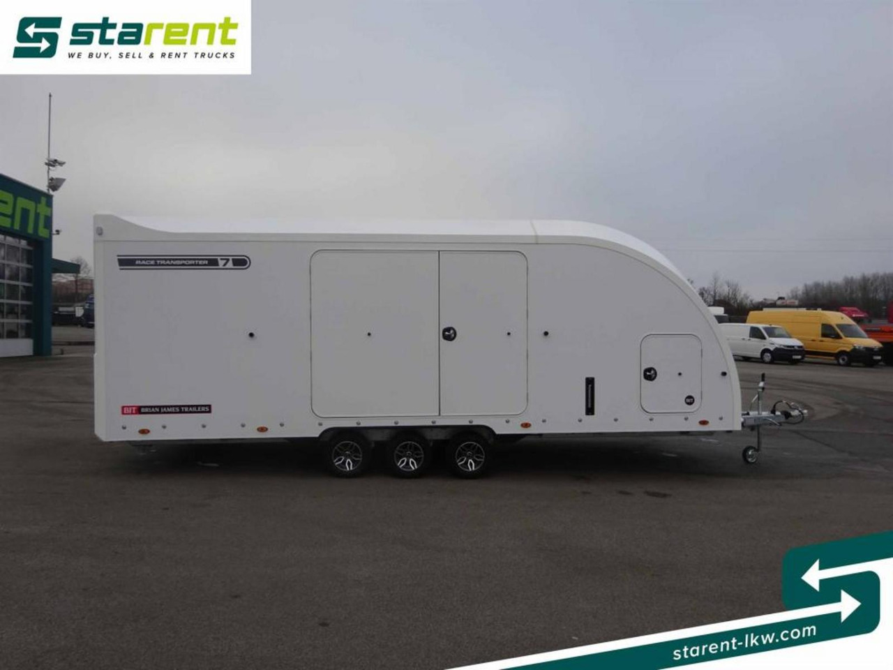 Brian James Trailers Race Transporter 7 Seilwinde elektrische Klappe - شاحنة نقل سيارات مقطورة: صور 4 Brian James Trailers Race Transporter 7 Seilwinde elektrische Klappe - شاحنة نقل سيارات مقطورة: صور 4