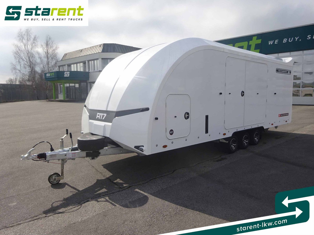 Brian James Trailers Race Transporter 7, Seilwinde - شاحنة نقل سيارات مقطورة: صور 1 Brian James Trailers Race Transporter 7, Seilwinde - شاحنة نقل سيارات مقطورة: صور 1