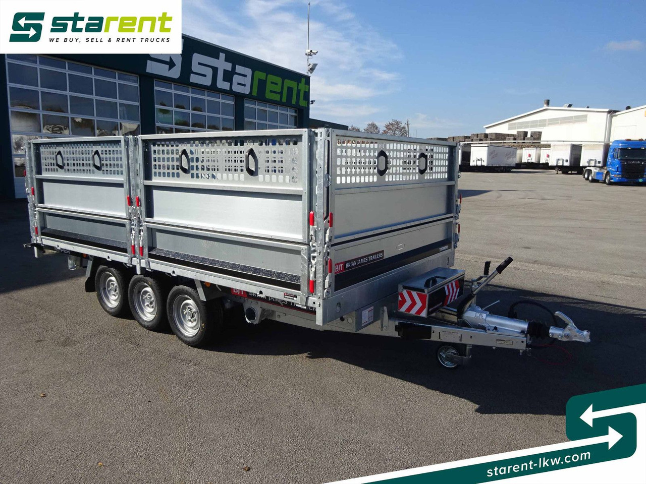 Brian James Trailers Tipper, Elektrisch Kippbar, Rampen - مقطورات مسطحة: صور 3 Brian James Trailers Tipper, Elektrisch Kippbar, Rampen - مقطورات مسطحة: صور 3