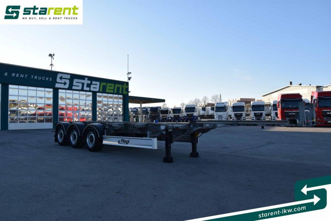 Fliegl Containerchassis ADR 1x20/2x20/1x30/1x40/1x45 - الشاسية نصف مقطورة: صور 3 Fliegl Containerchassis ADR 1x20/2x20/1x30/1x40/1x45 - الشاسية نصف مقطورة: صور 3