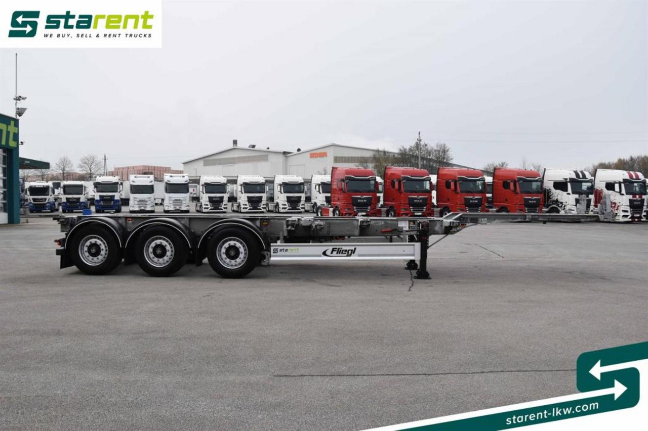 Fliegl Containerchassis ADR 1x20/2x20/1x30/1x40/1x45 - شاحنات الحاويات/ جسم علوي قابل للتغيير نصف مقطورة: صور 4 Fliegl Containerchassis ADR 1x20/2x20/1x30/1x40/1x45 - شاحنات الحاويات/ جسم علوي قابل للتغيير نصف مقطورة: صور 4