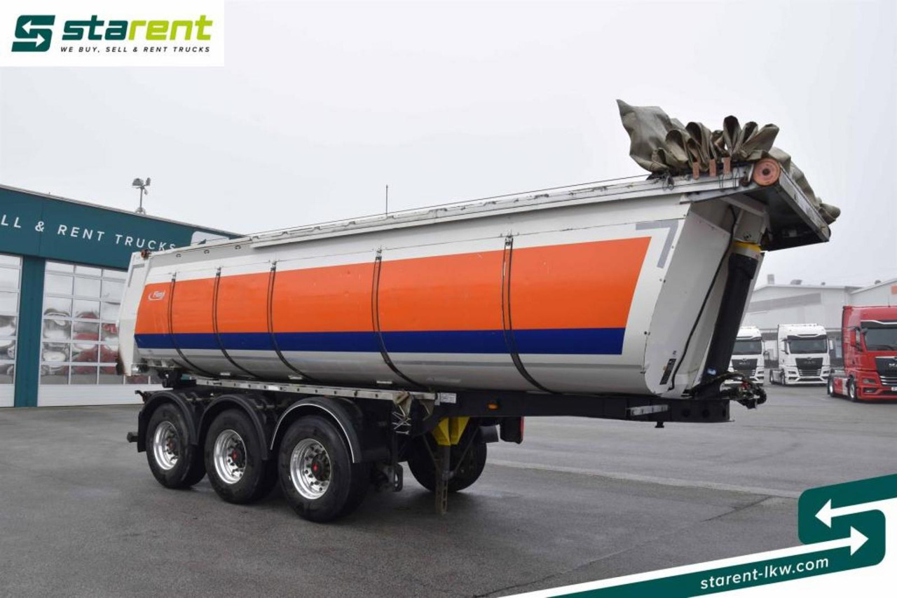 Fliegl Thermomulde 25m³ elektrisches Verdeck Liftachse - قلابة نصف مقطورة: صور 3 Fliegl Thermomulde 25m³ elektrisches Verdeck Liftachse - قلابة نصف مقطورة: صور 3