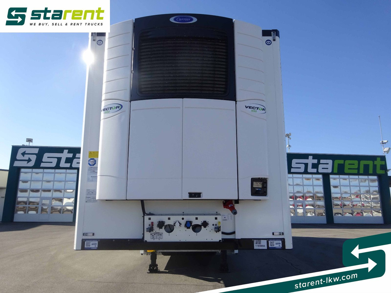 Krone Tiefkühler Carrier Vector 1550, Liftachse - مبردة نصف مقطورة: صور 2 Krone Tiefkühler Carrier Vector 1550, Liftachse - مبردة نصف مقطورة: صور 2