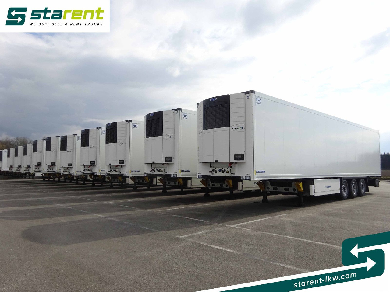 Krone Tiefkühler Carrier Vector 1550, Liftachse - مبردة نصف مقطورة: صور 1 Krone Tiefkühler Carrier Vector 1550, Liftachse - مبردة نصف مقطورة: صور 1
