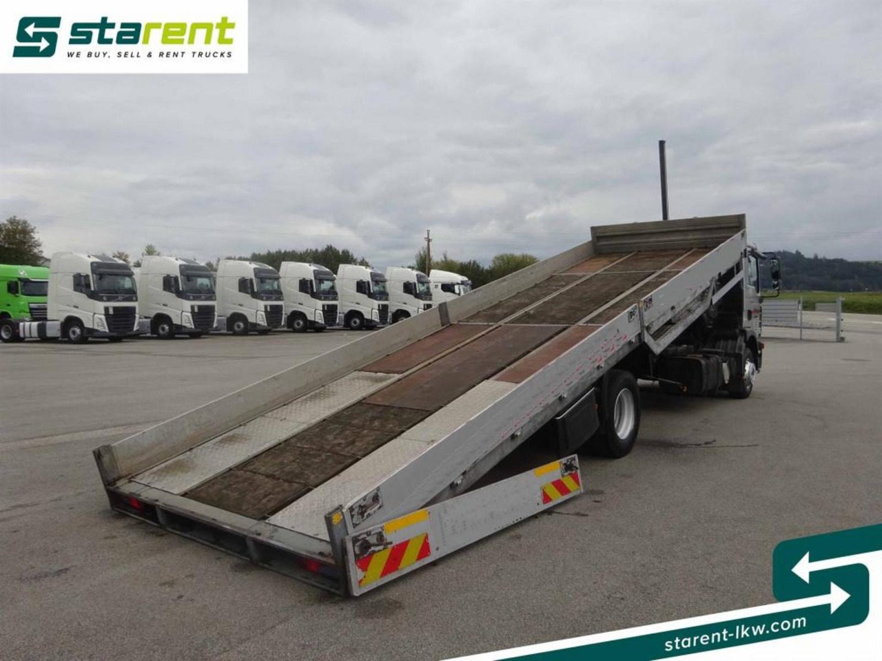 MAN TGM 12.280, Fahrzeugtransporter, kippbar - شاحنة نقل سيارات شاحنة: صور 3 MAN TGM 12.280, Fahrzeugtransporter, kippbar - شاحنة نقل سيارات شاحنة: صور 3