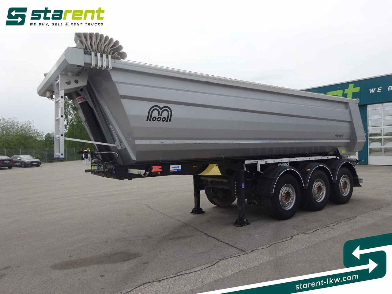 Menci 3-Achs Kipper 27m³, Liftachse, Hardox, Elektrisc - قلابة نصف مقطورة: صور 1 Menci 3-Achs Kipper 27m³, Liftachse, Hardox, Elektrisc - قلابة نصف مقطورة: صور 1
