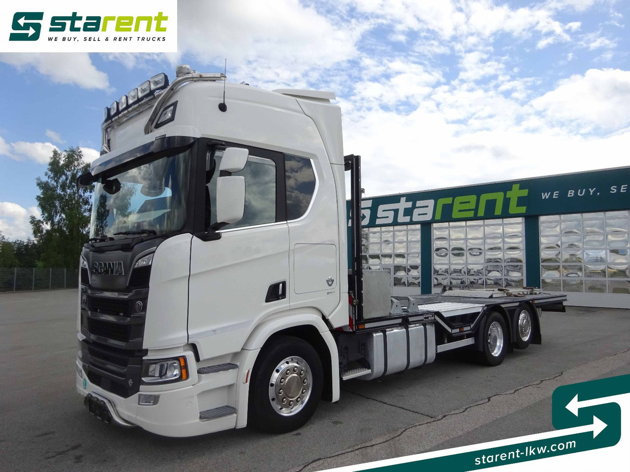 Scania R770 V8 Fahrzeugtransporter, Retarder, Seilwinde - الشاسيه شاحنة: صور 1 Scania R770 V8 Fahrzeugtransporter, Retarder, Seilwinde - الشاسيه شاحنة: صور 1