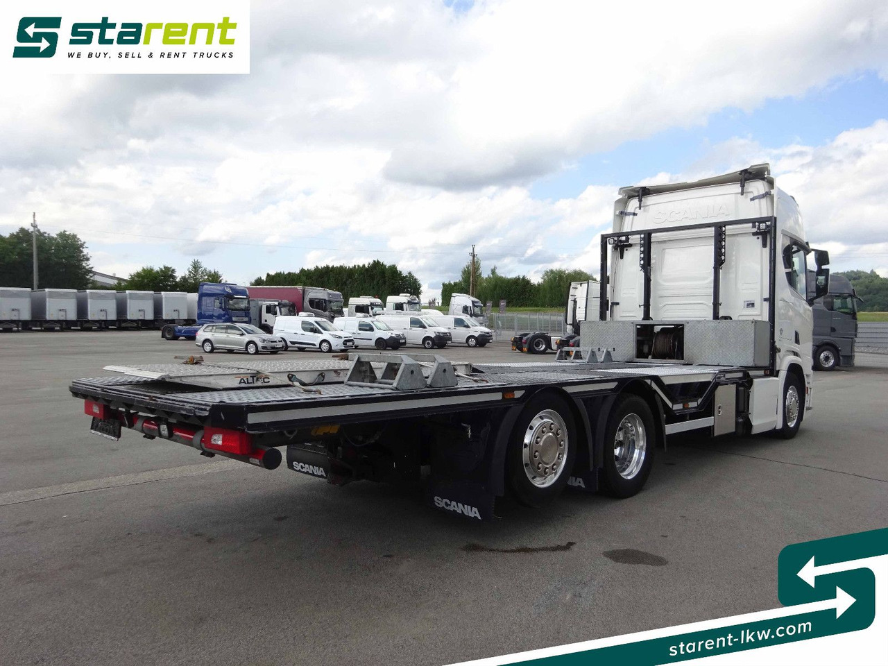 Scania R770 V8 Fahrzeugtransporter, Retarder, Seilwinde - الشاسيه شاحنة: صور 5 Scania R770 V8 Fahrzeugtransporter, Retarder, Seilwinde - الشاسيه شاحنة: صور 5