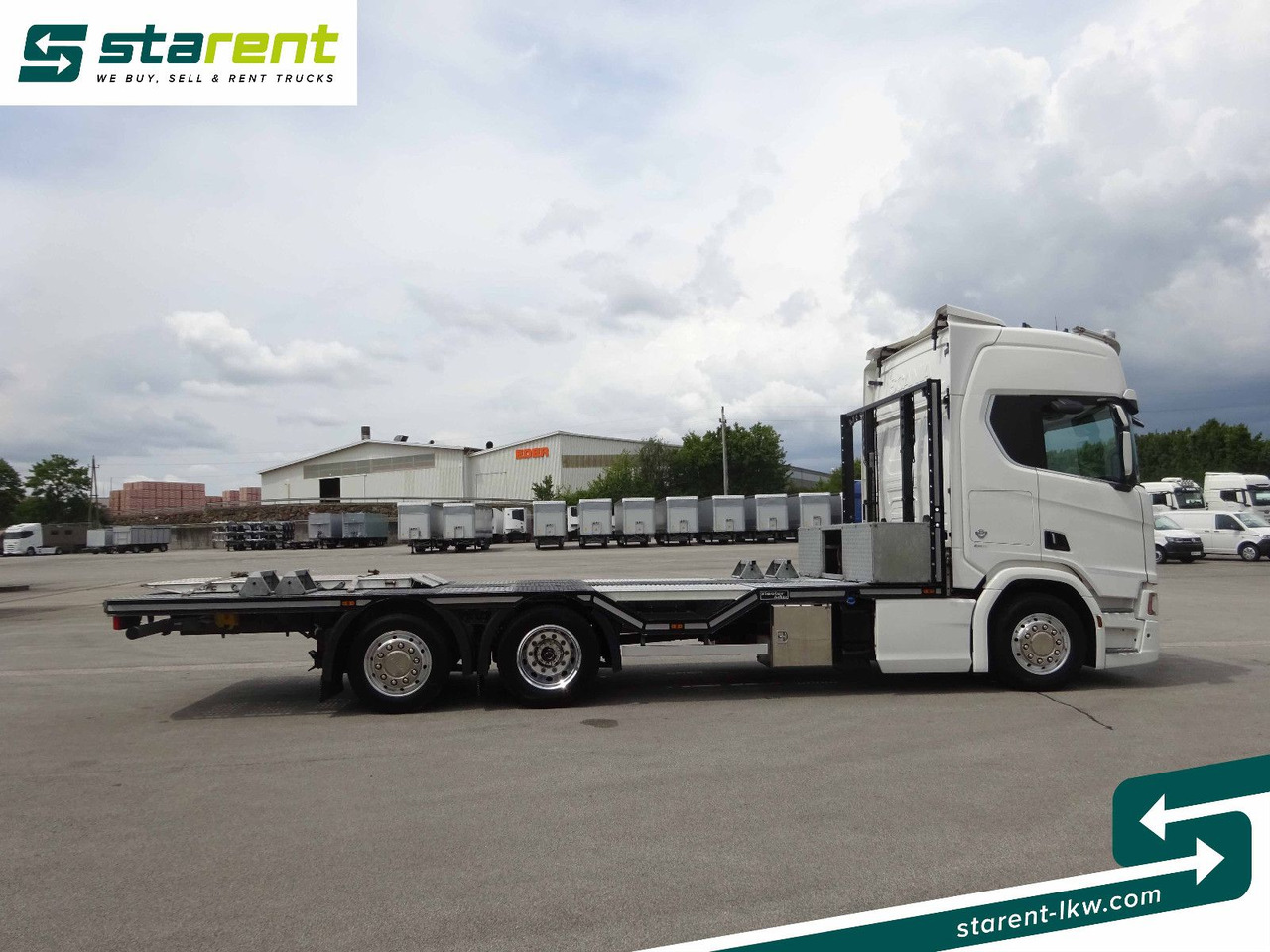 Scania R770 V8 Fahrzeugtransporter, Retarder, Seilwinde - الشاسيه شاحنة: صور 4 Scania R770 V8 Fahrzeugtransporter, Retarder, Seilwinde - الشاسيه شاحنة: صور 4