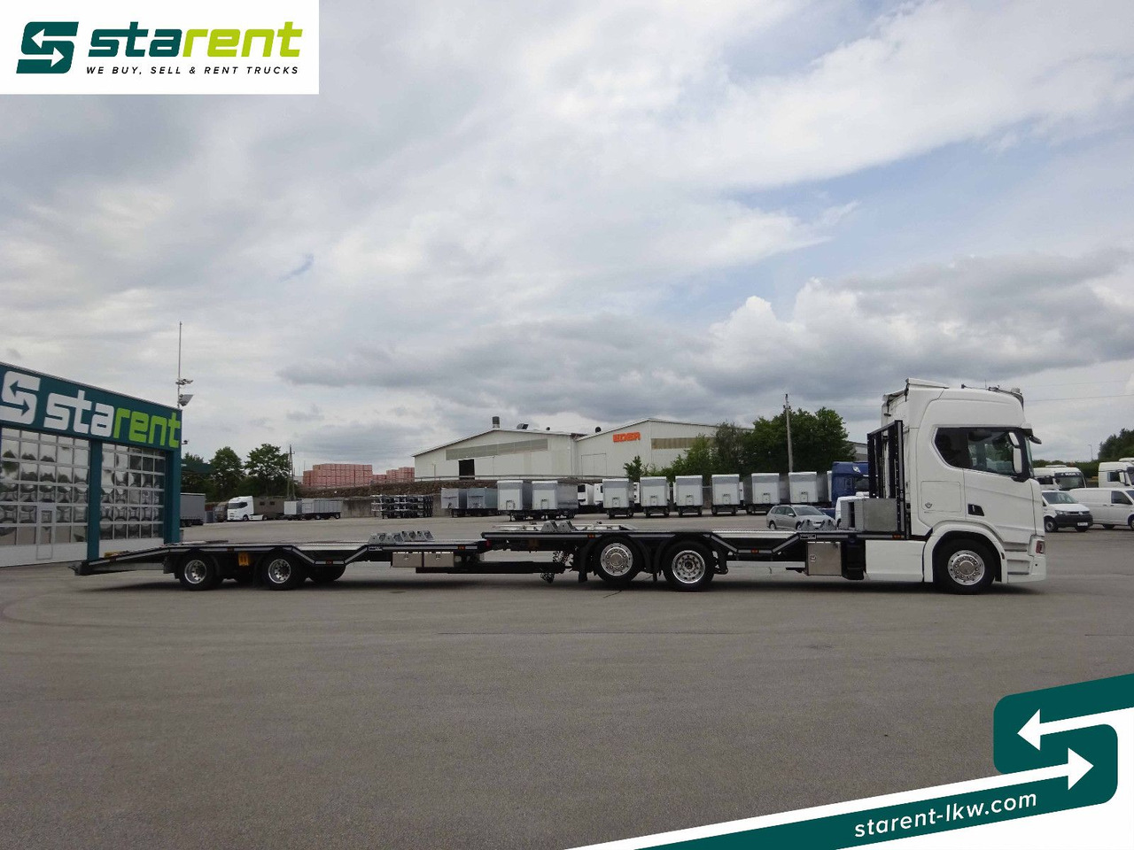 Scania R770 V8 Fahrzeugtransporter + Ziegler Anhänger - سيارة السحب للتصليح: صور 4 Scania R770 V8 Fahrzeugtransporter + Ziegler Anhänger - سيارة السحب للتصليح: صور 4