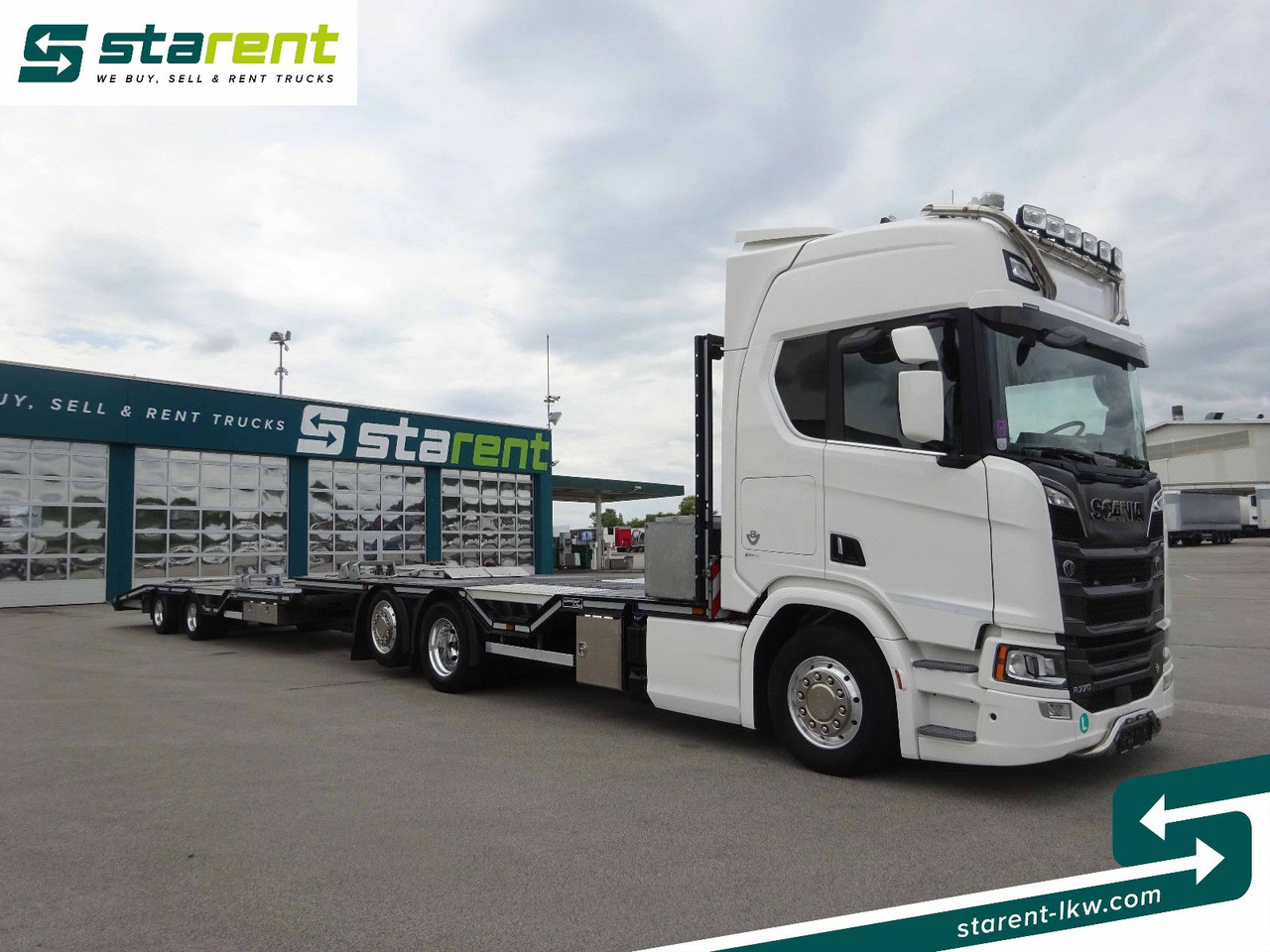 Scania R770 V8 Fahrzeugtransporter + Ziegler Anhänger - سيارة السحب للتصليح: صور 3 Scania R770 V8 Fahrzeugtransporter + Ziegler Anhänger - سيارة السحب للتصليح: صور 3