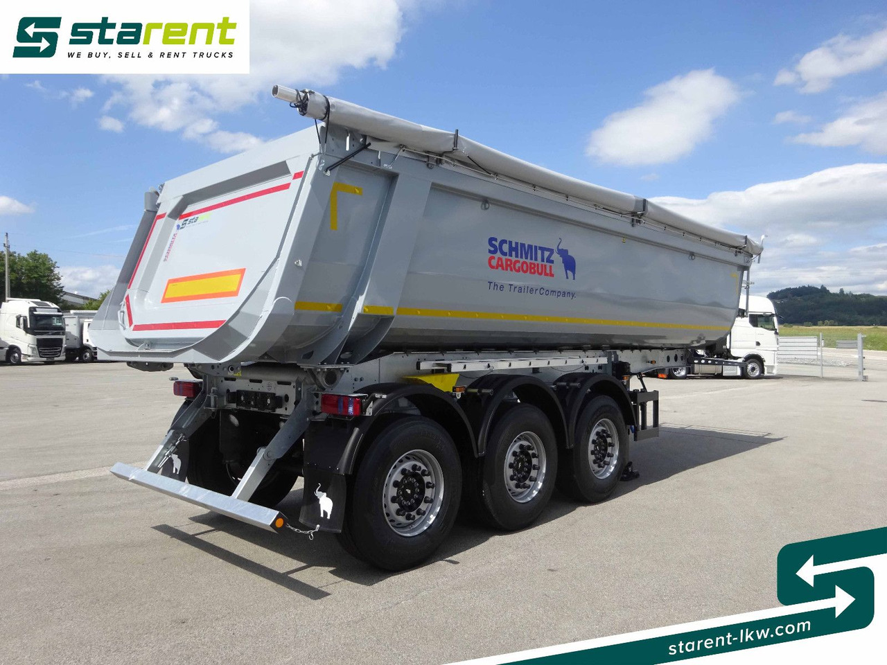 Schmitz Cargobull 3-Achs Kipper, 24m³, Liftachse - قلابة نصف مقطورة: صور 5 Schmitz Cargobull 3-Achs Kipper, 24m³, Liftachse - قلابة نصف مقطورة: صور 5