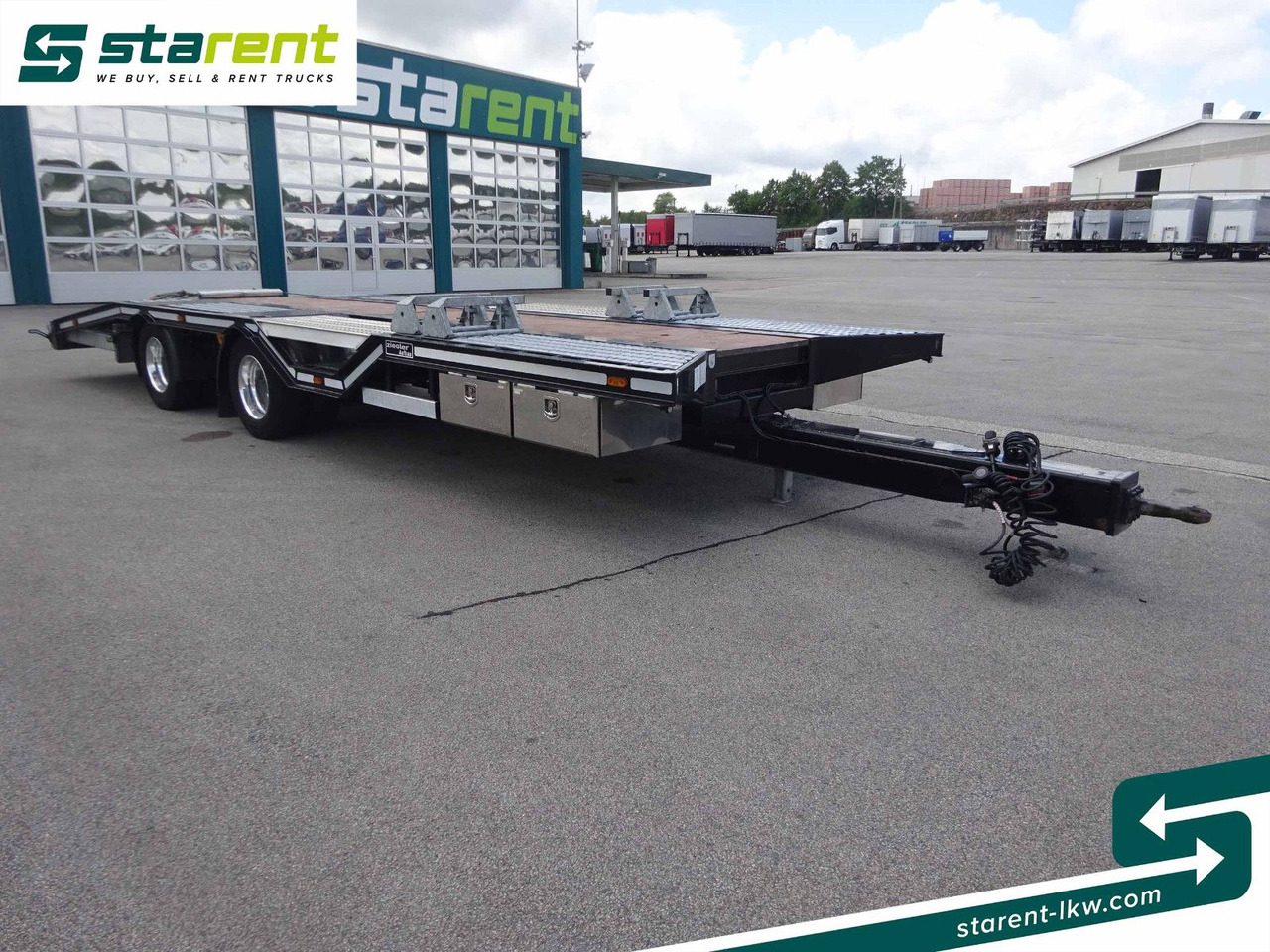 Ziegler Starrdeichselanhänger ZA20, Alufelgen - شاحنة نقل سيارات مقطورة: صور 3 Ziegler Starrdeichselanhänger ZA20, Alufelgen - شاحنة نقل سيارات مقطورة: صور 3