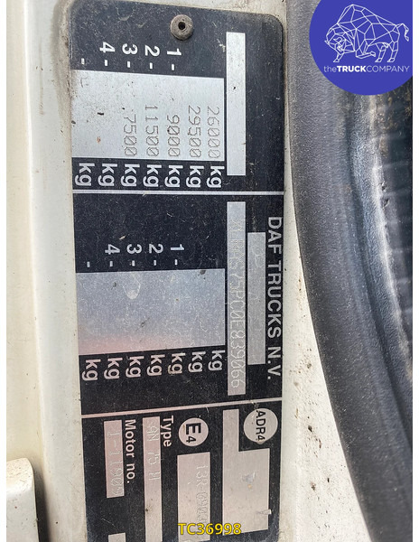 DAF CF 75 310 - شاحنة القمامة: صور 3 DAF CF 75 310 - شاحنة القمامة: صور 3