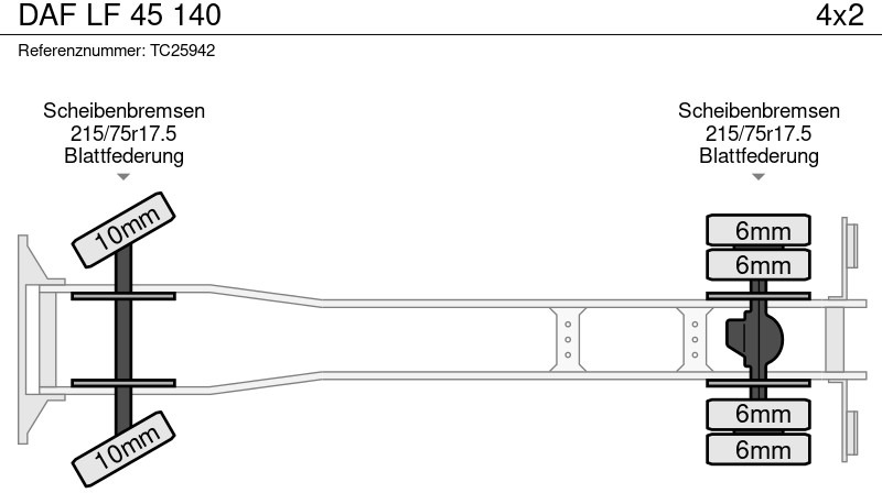 DAF LF 45 140 - بصندوق مغلق شاحنة: صور 2 DAF LF 45 140 - بصندوق مغلق شاحنة: صور 2