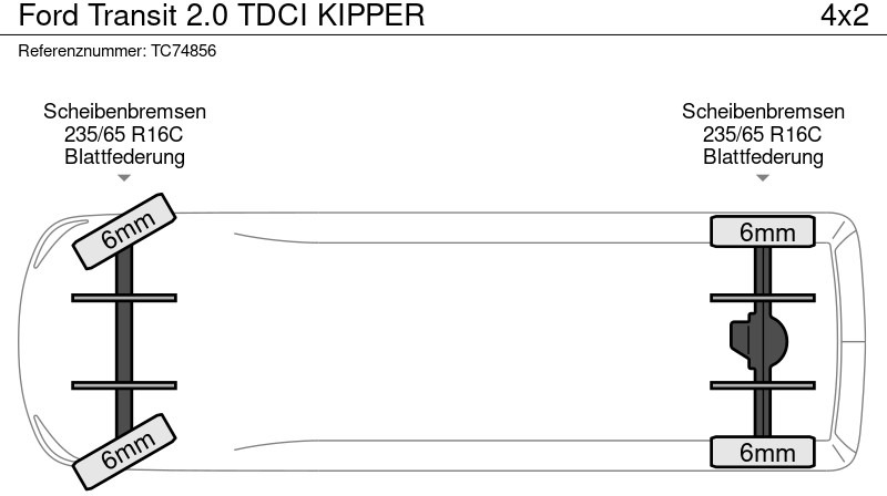 Ford Transit 2.0 TDCI KIPPER - قلاب صغير: صور 5 Ford Transit 2.0 TDCI KIPPER - قلاب صغير: صور 5