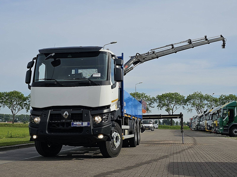 Renault K 430 HIAB 188ES4 - شاحنات مسطحة, شاحنة كرين: صور 1 Renault K 430 HIAB 188ES4 - شاحنات مسطحة, شاحنة كرين: صور 1