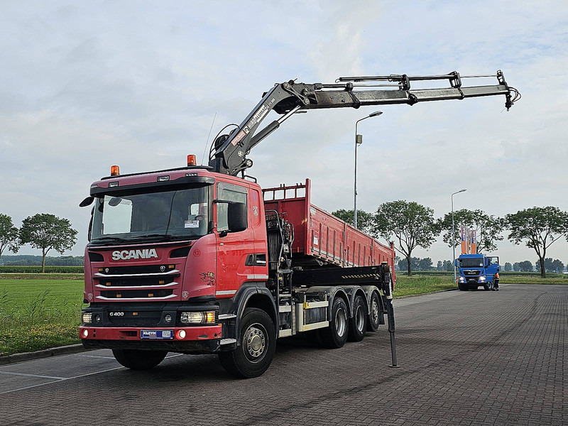 Scania G400 8X4*4 HIAB 211EP-3 - قلابات, شاحنة كرين: صور 2 Scania G400 8X4*4 HIAB 211EP-3 - قلابات, شاحنة كرين: صور 2