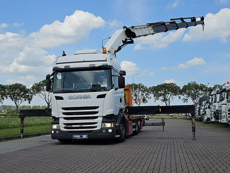 Scania R440 6X2*4 HMF 5020 K5 - شاحنات مسطحة, شاحنة كرين: صور 1 Scania R440 6X2*4 HMF 5020 K5 - شاحنات مسطحة, شاحنة كرين: صور 1