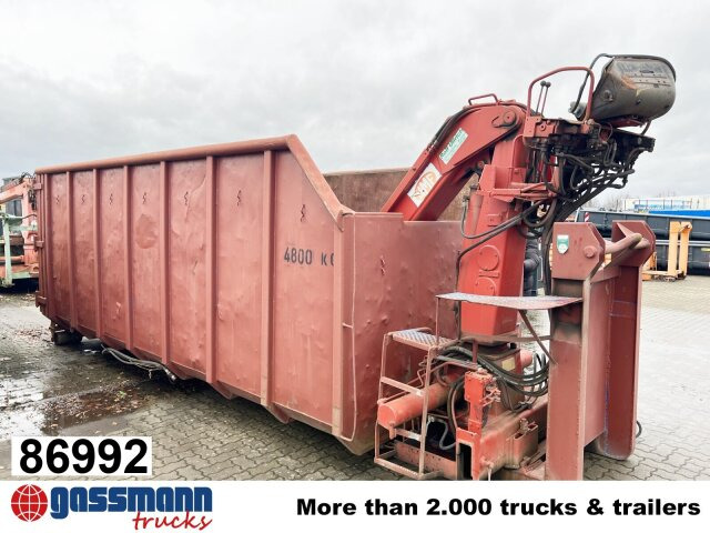 Abrollcontainer mit Kran, HMF 1144 K1 TS, 21m³ - حاوية هوك لفت: صور 1 Abrollcontainer mit Kran, HMF 1144 K1 TS, 21m³ - حاوية هوك لفت: صور 1