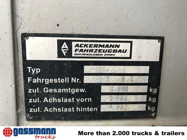 Ackermann VA-F 18/7.4E Kühlanhänger, Thermo-King, LBW - مبردة مقطورة: صور 5 Ackermann VA-F 18/7.4E Kühlanhänger, Thermo-King, LBW - مبردة مقطورة: صور 5
