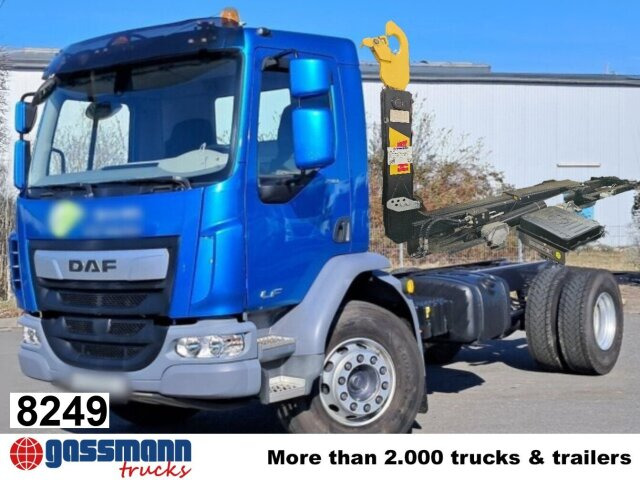 DAF LF 290 FA 4x2, Nebenantrieb, Navi, Abrollanlage - شاحنة ذات الخطاف: صور 1 DAF LF 290 FA 4x2, Nebenantrieb, Navi, Abrollanlage - شاحنة ذات الخطاف: صور 1